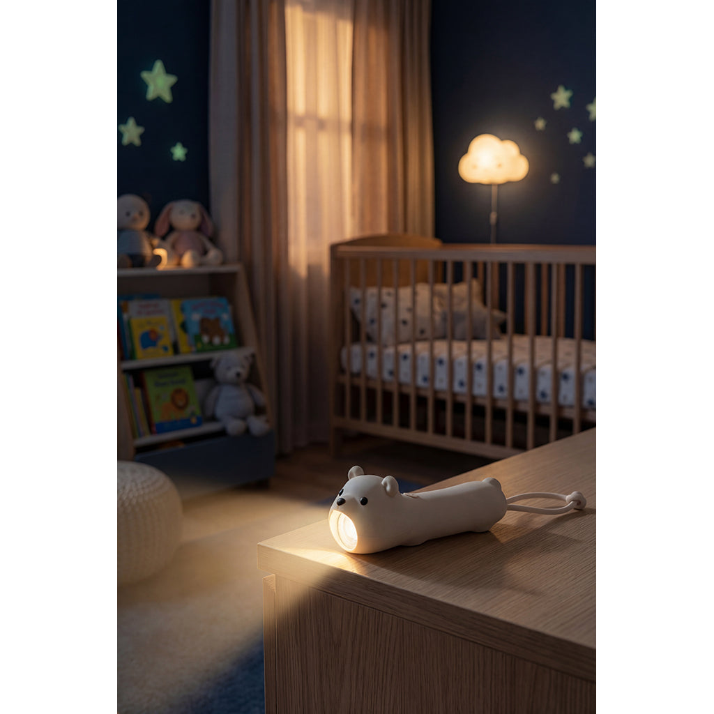 Little L, Silicone Flashlight - Bear