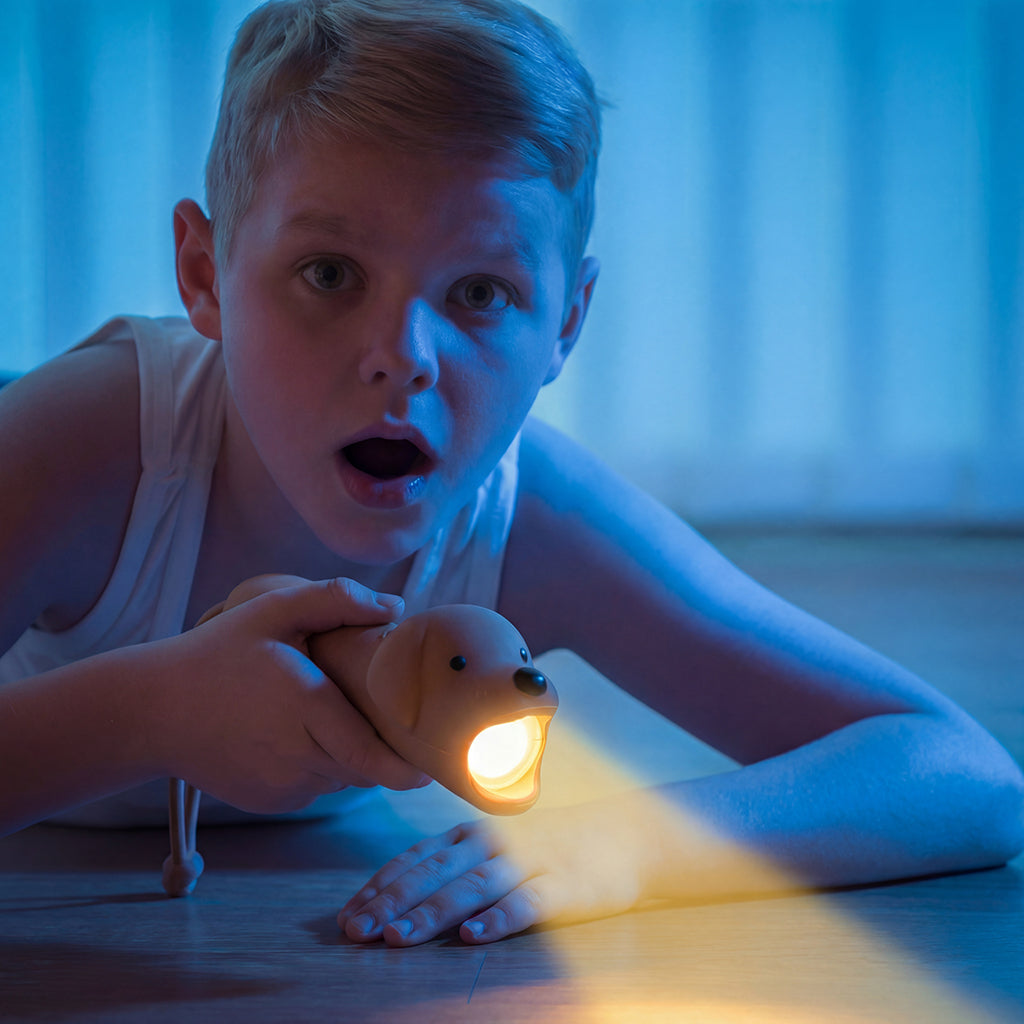 Little L, Silicone Flashlight - Dog