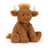 Jellycat bamse, Fuddlewuddle højlands ko - 23 cm