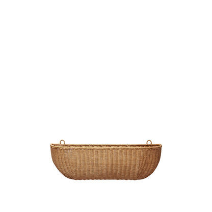ferm Living flettet kurv, Braided natural - 75 x 25 cm