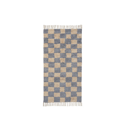 ferm Living Rug, Mara Washable Rug in Elm Green/Warm Sand - 80 x 150 cm