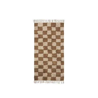 ferm Living gulvtæppe, Mara washable Rug, Tan/warm sand - 80 x 150 cm