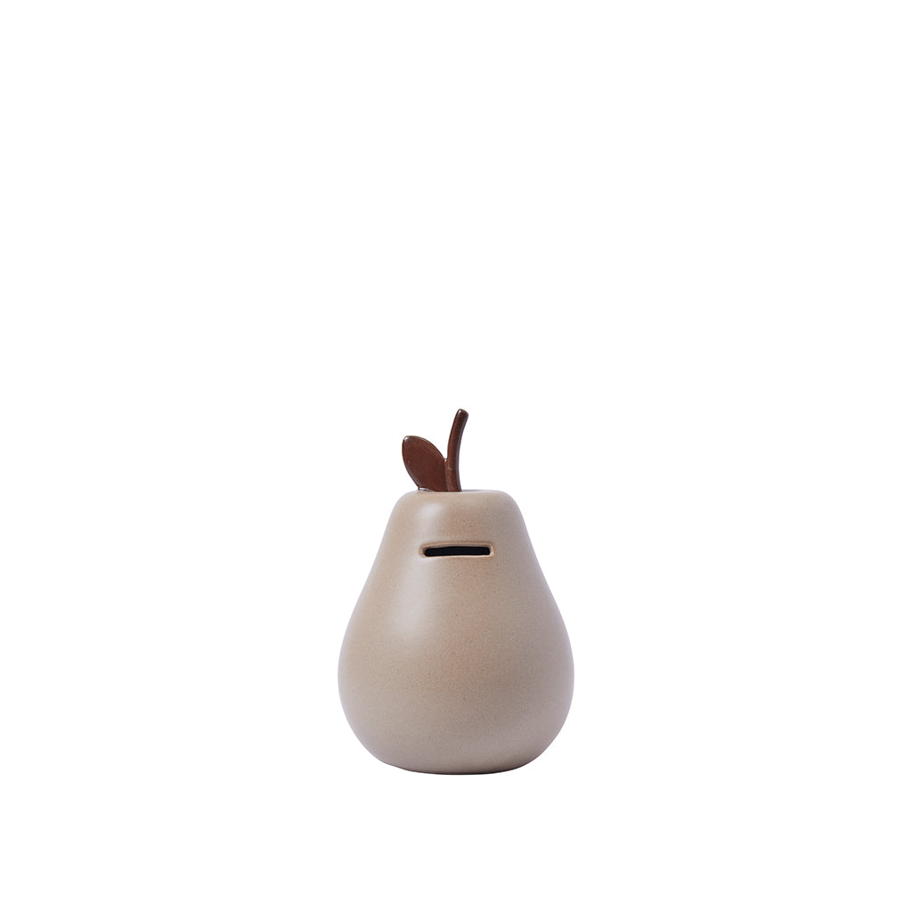 ferm Living Coin Bank, Pear – Cashmere