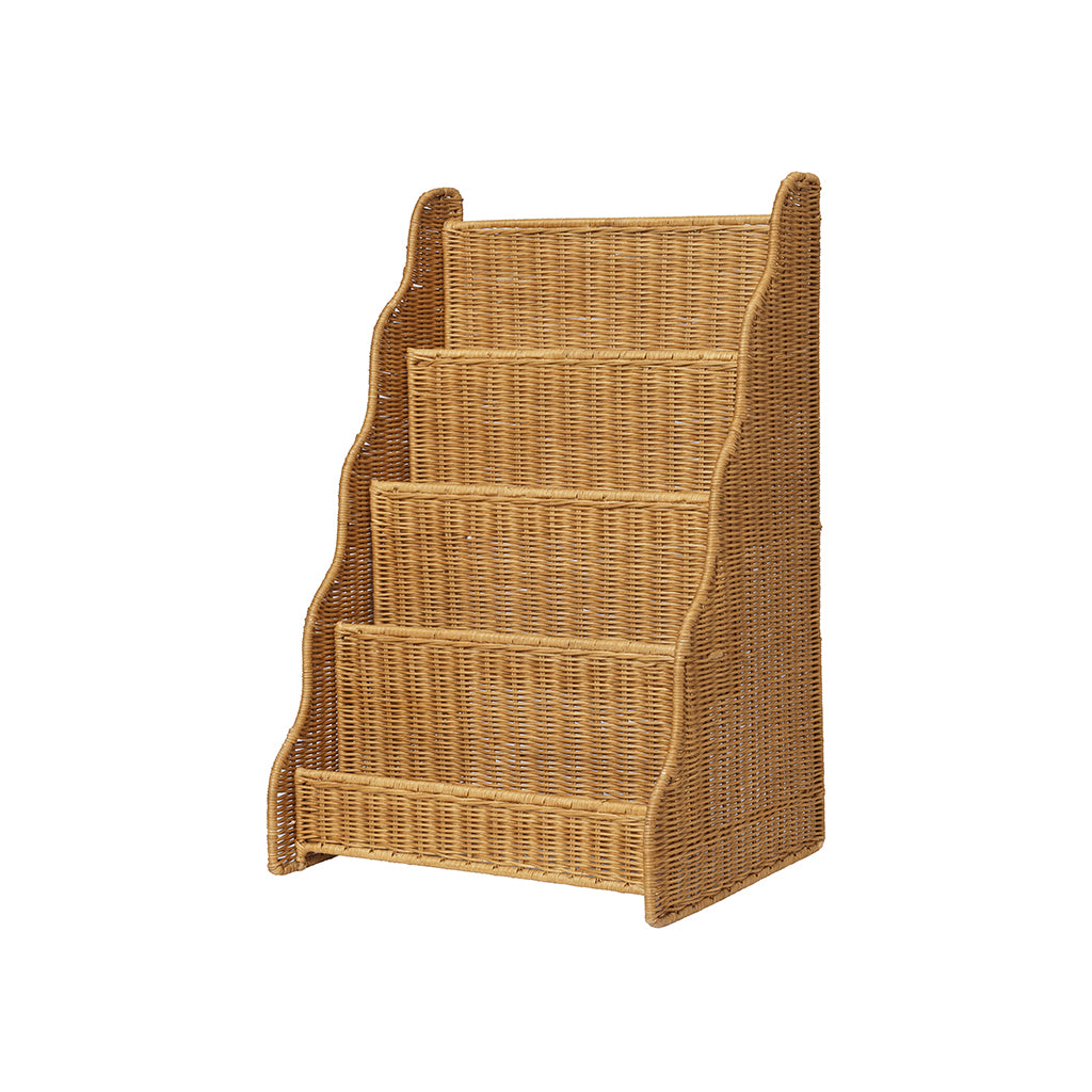 ferm Living Rivan flettet bogreol, 42 x 65 cm - Natural