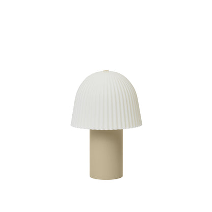 ferm Living, Frill Portable Lamp – Cashmere White