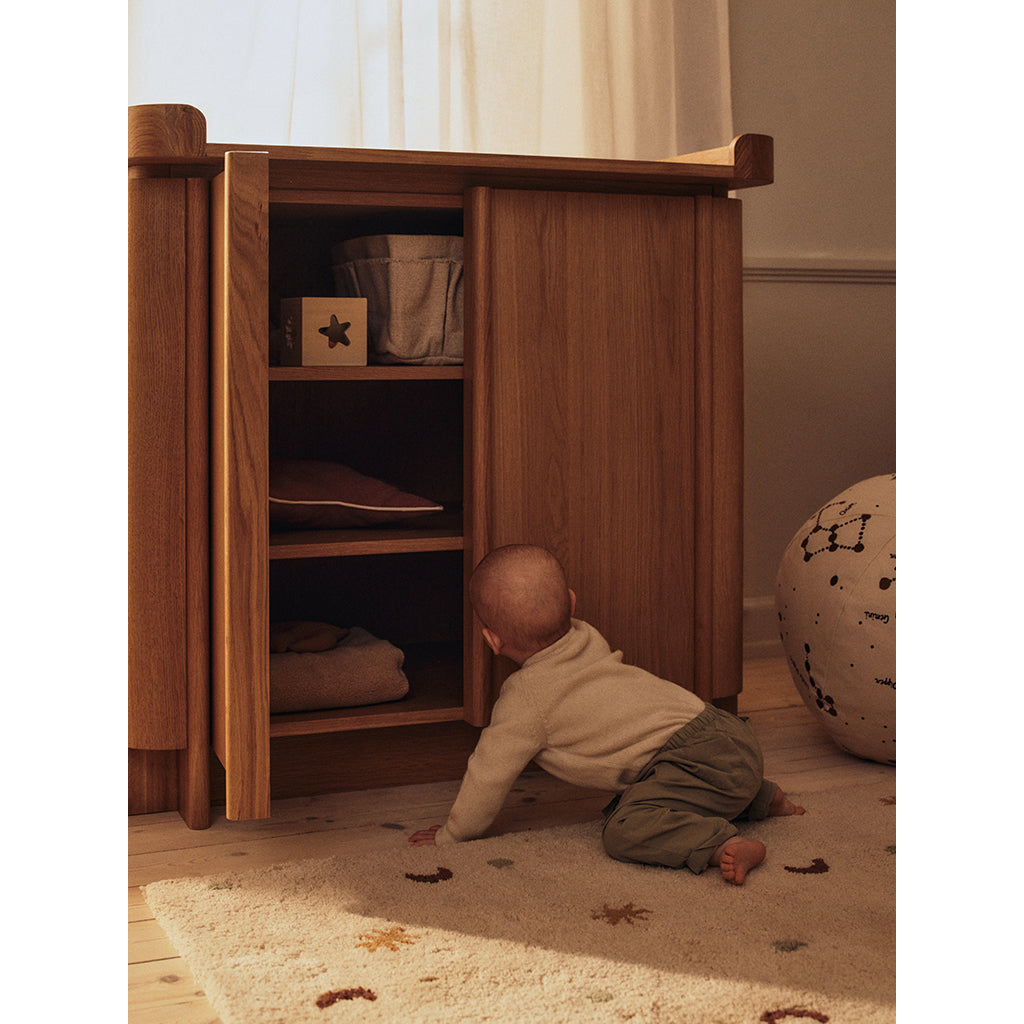 ferm Living Tufted Rug, Sky - Parchment