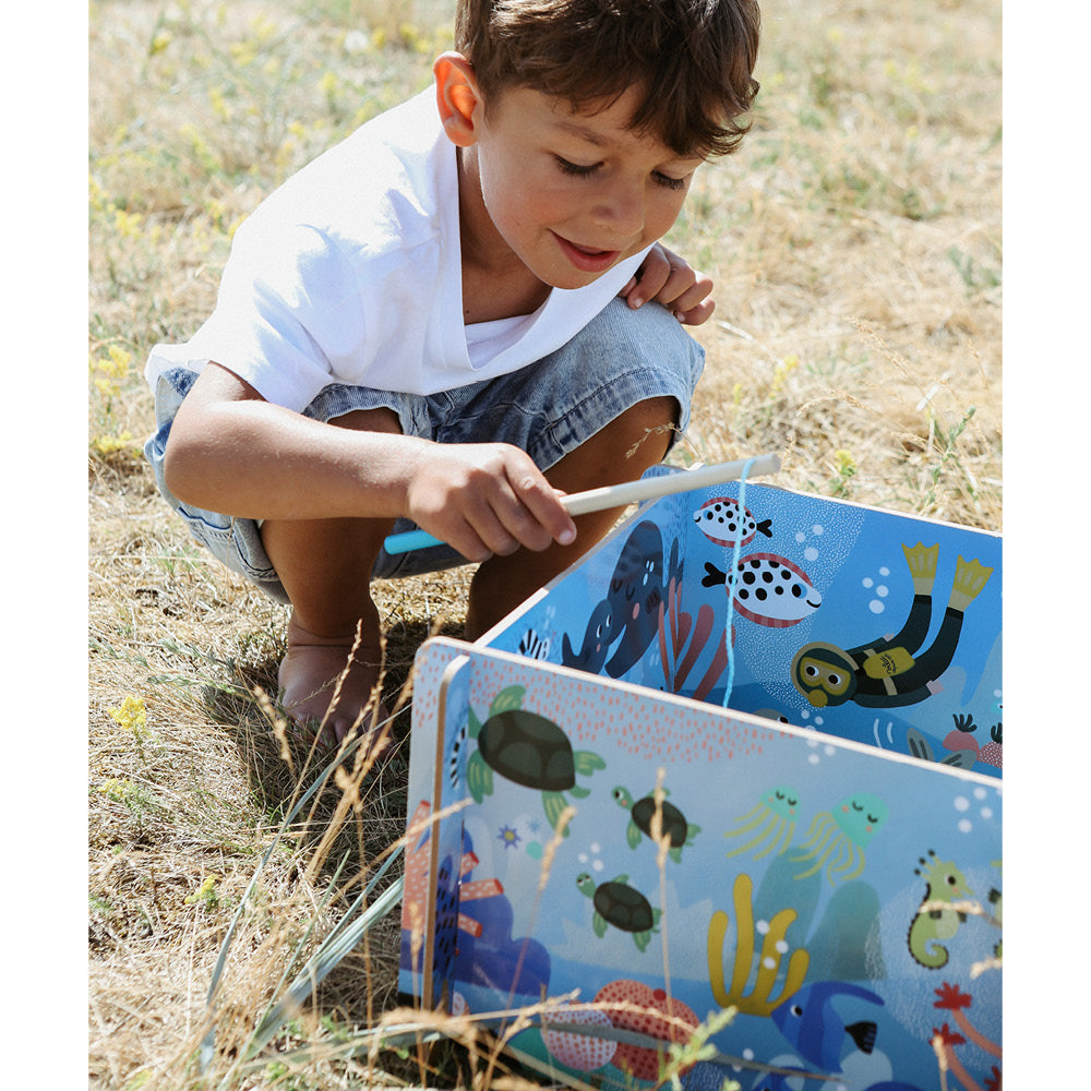 Vilac Wooden Magnetic Fishing Game, Michelle Carlslund - Fish Pond
