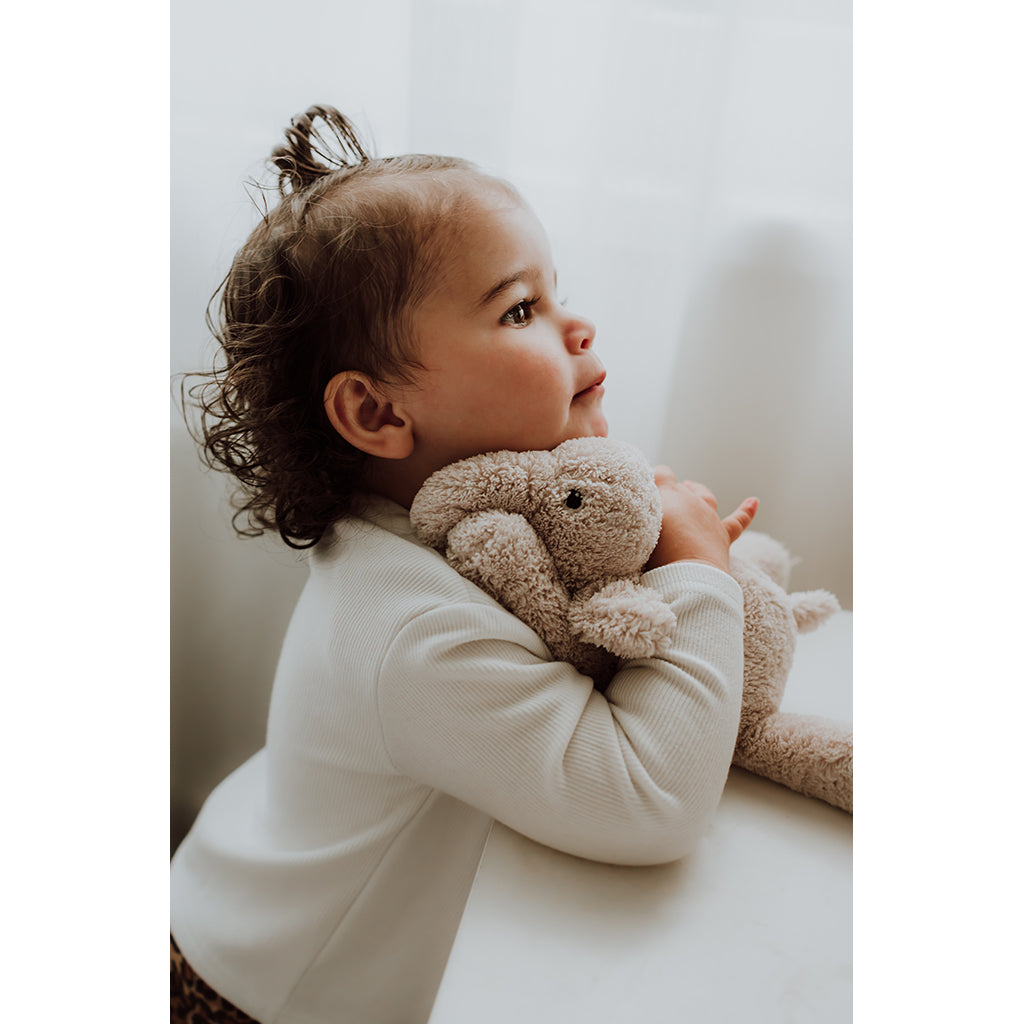 Flow Amsterdam Heartbeat Sound Plush, George the Elephant - Blush