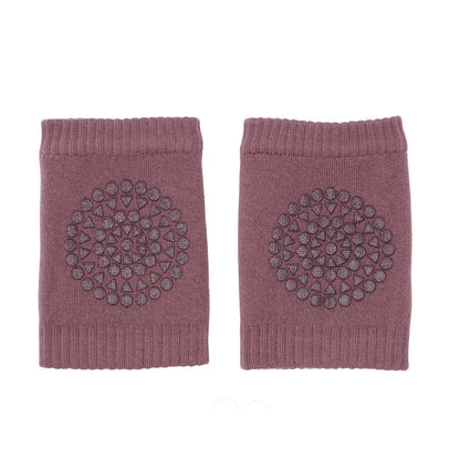 GoBabyGo Knee Pads with Rubber Dots, Misty Plum