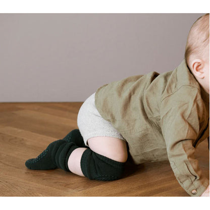 GoBabyGo Knee Pads with Non-Slip Grips, Forest Green