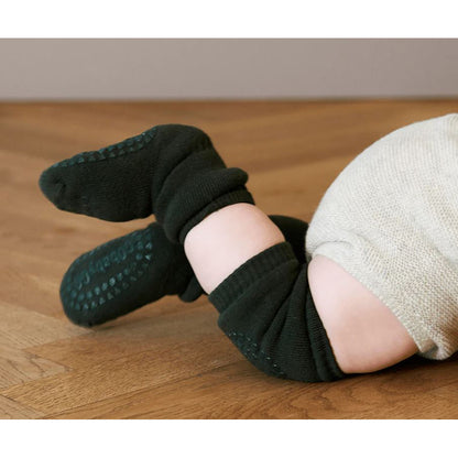 GoBabyGo Knee Pads with Non-Slip Grips, Forest Green