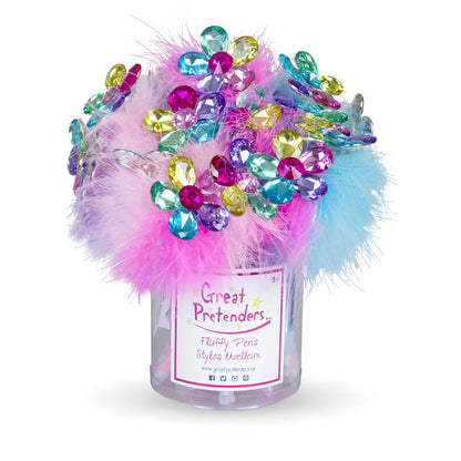 Great Pretenders Pen with Flower and Feather, Assorted Colours
