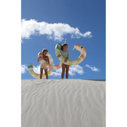 Sunnylife Pool Float, Giant Snake, Sorbet – For ages 6 and up