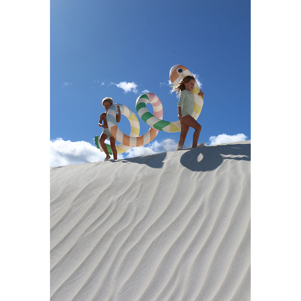 Sunnylife Pool Float, Giant Snake, Sorbet – For ages 6 and up