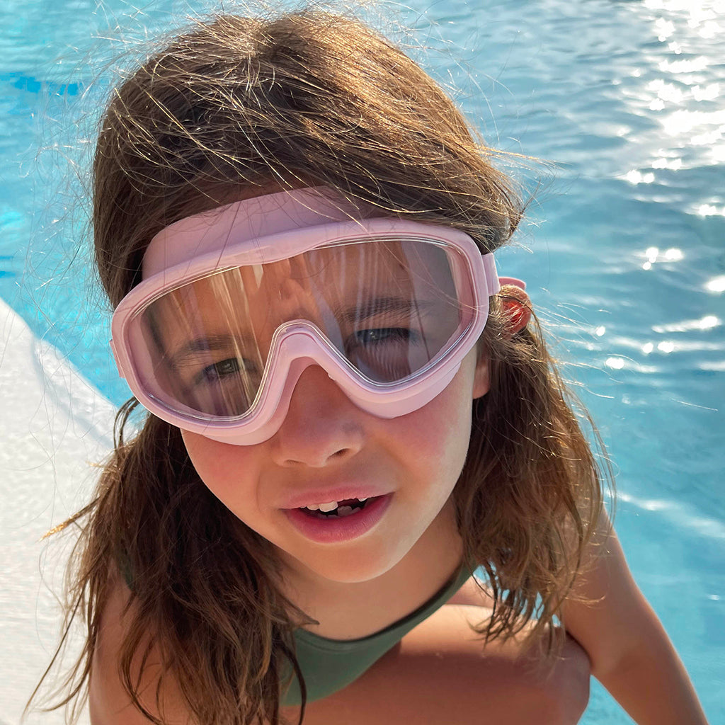 Petites Pommes Swim Goggles, Ages 3–8 – Cannes Blue