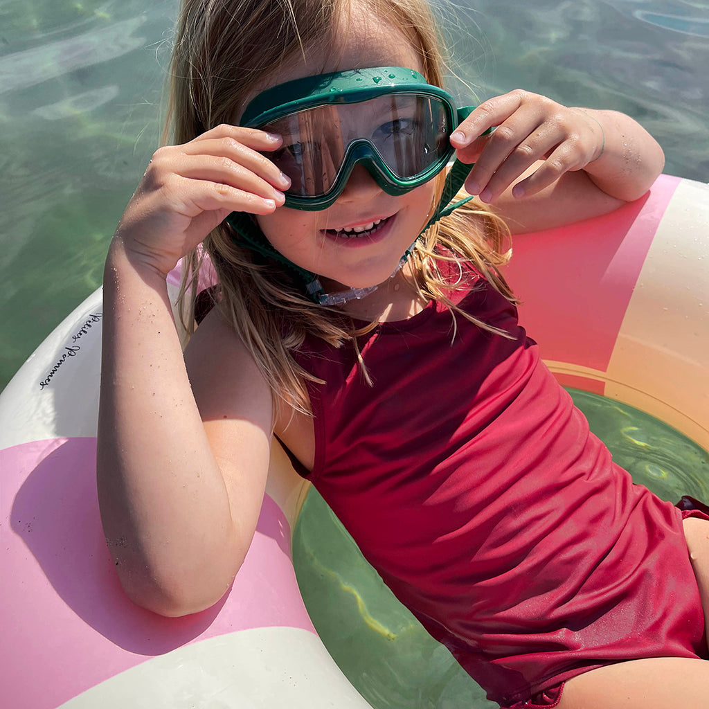 Petites Pommes Swim Goggles, Ages 3–8 – Cannes Blue