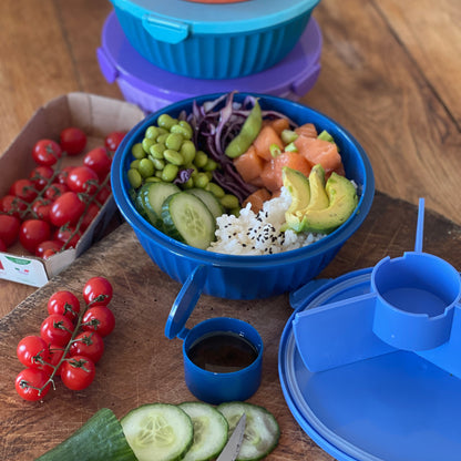 Yumbox Poke Bowl, Hawaii Blue