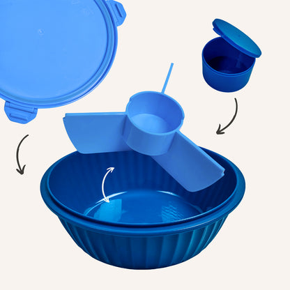 Yumbox Poke Bowl, Hawaii Blue