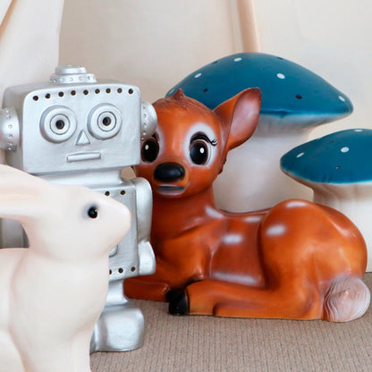 Mushroom Lamp, Medium Toadstool - Jeans