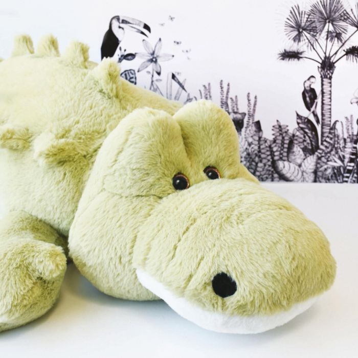 Doudou et Compagnie Jungle Crocodile Plush Toy, Soft - 60 cm