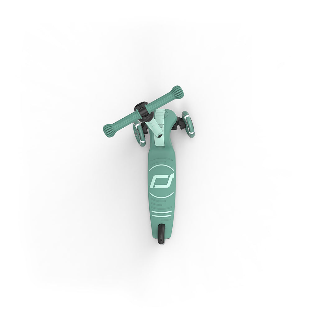 Scoot and Ride Highway Kick 3S, Kick Scooter – LED Forest