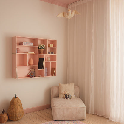 By Aulum Helena Wall Shelf, 117x97 cm - Blush