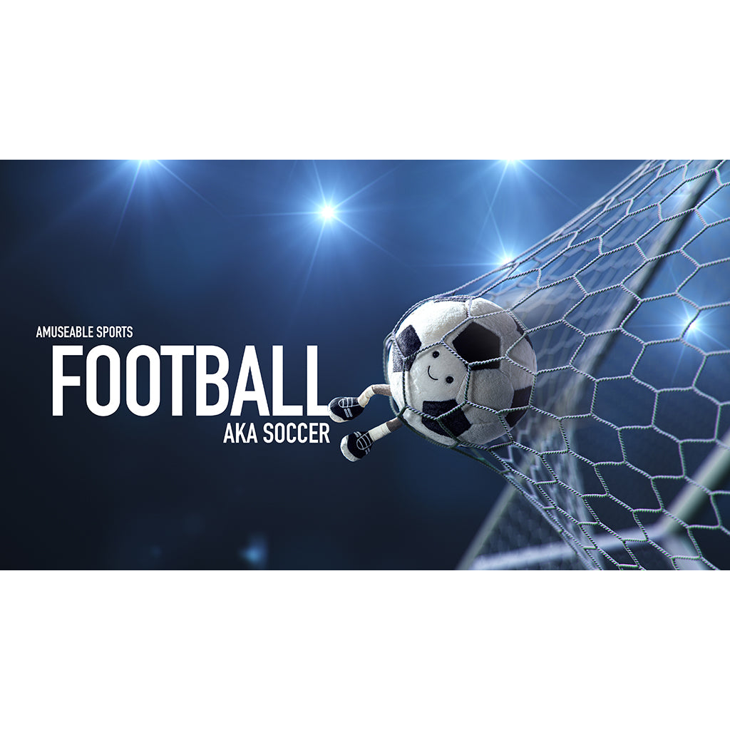 Jellycat Plush, Amuseable Sports Football - 23 cm