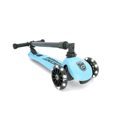 Scoot and Ride Highway Kick 3 Scooter – LED Blueberry