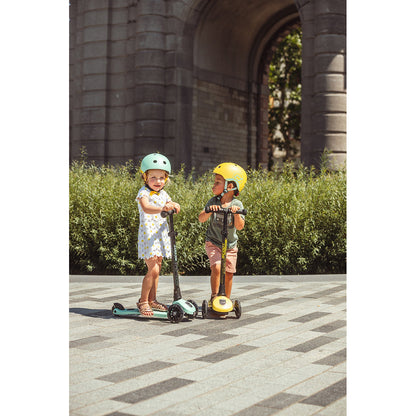 Scoot and Ride Highway Kick 3, løbehjul - LED Peach