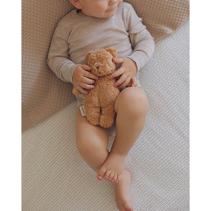 Moonie 2.0, Organic Humming Bunny with Pink Noise and Lamp - Cappuccino