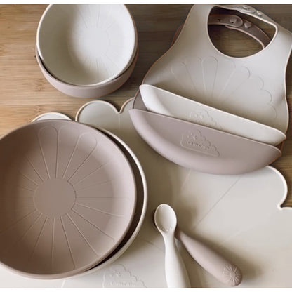 Cam Cam Flat Plate Set, 2-Pack, Flower Plates - Rose Mix