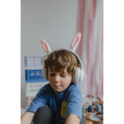 Kidyears Bluetooth Headphones with Magnetic Animal Ears - Rabbit