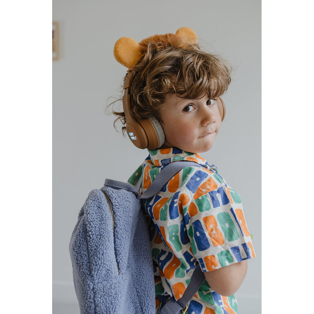 Kidyears – Bluetooth Headphones with Magnetic Animal Ears – Lion