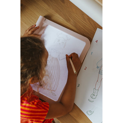 Kidydraw Pro, Light-Up Drawing Board, Fashion