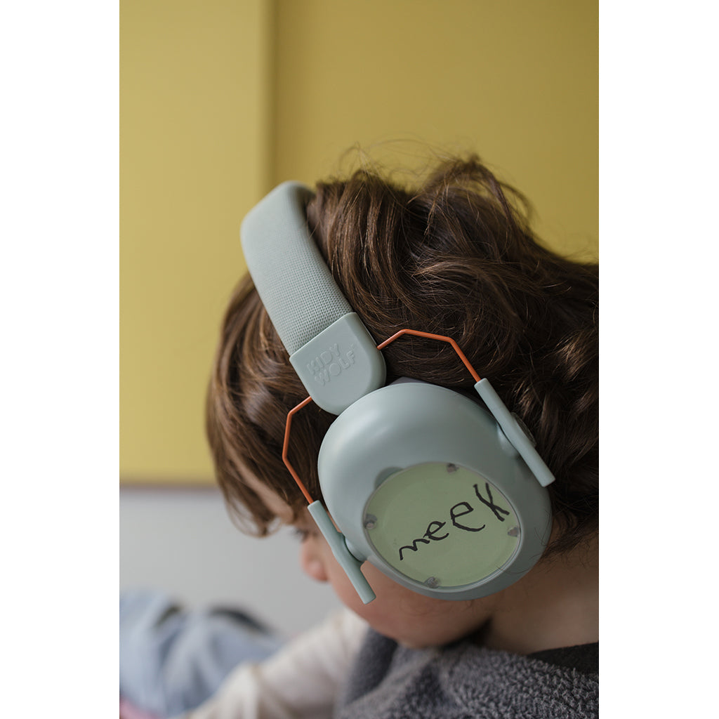 Kidynoise, Noise-Reducing Earmuffs for Children, Foldable - Green