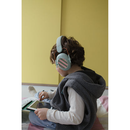 Kidynoise, Noise-Reducing Earmuffs for Children, Foldable - Green