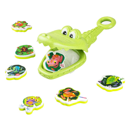 Tiger Tribe Bath Toy, Croch Chasey - Catch the Frogs
