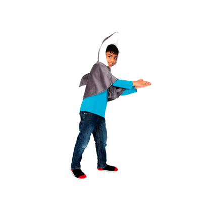 Pretend to Bee Dress-Up Costume, Animal Outfit, Shark - Size 3-7 Years