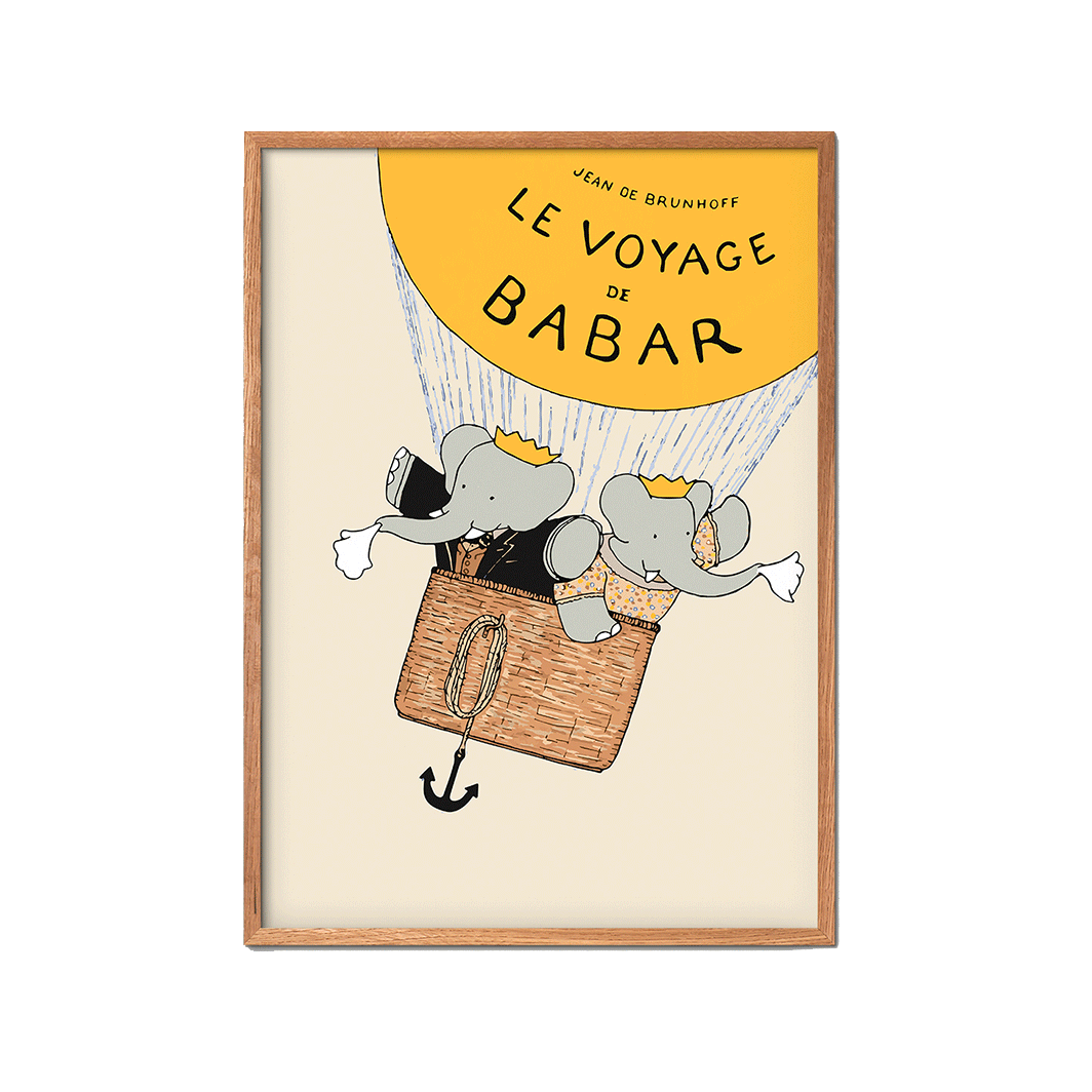 Le Voyage de Babar, Babar Poster, Jean de Brunhoff - Multiple Sizes Available