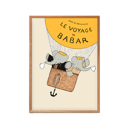 Le Voyage de Babar, Babar Poster, Jean de Brunhoff - Multiple Sizes Available
