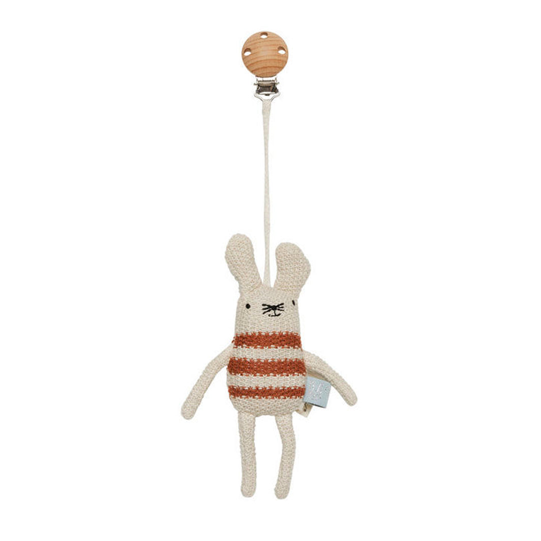 OYOY Stroller Hanging Toy, Musetti Mus - Off White / Melange