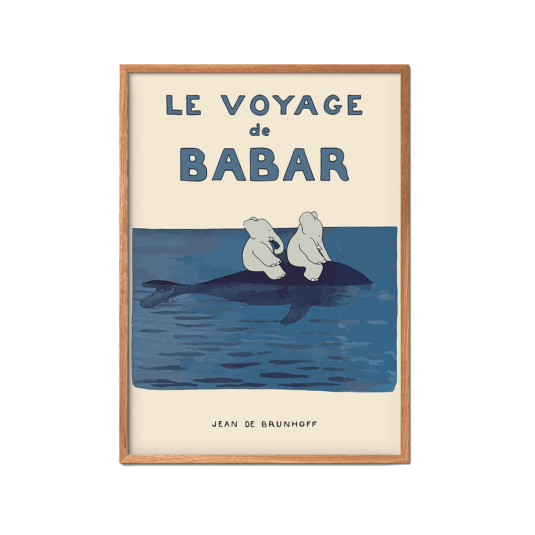 Le Voyage, Babar Poster - Jean de Brunhoff, Multiple Sizes