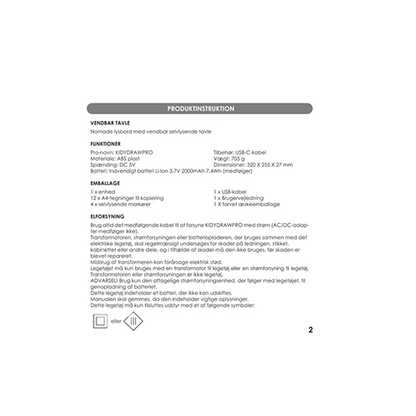 KidyDraw Drawing Board with Light