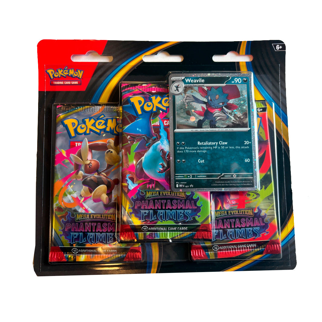 Pokémon Blister 3P ME02, Phantasmal Flames - 2 Variants