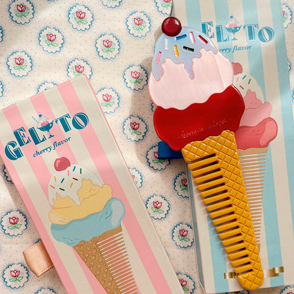 Konges Sløjd comb, Ice cream comb - Amour Pink