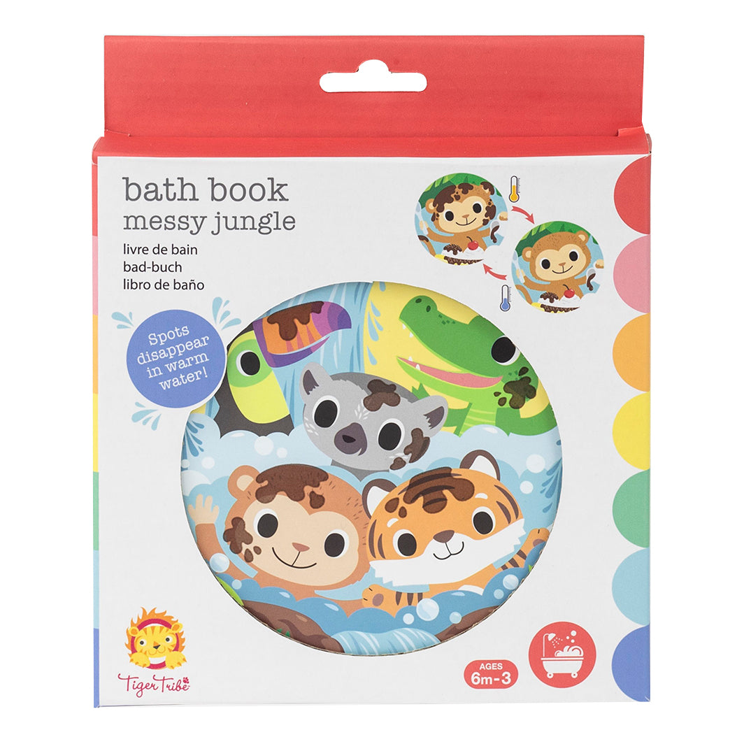 Tiger Tribe Bath Toys, Bath Book - Messy Jungle