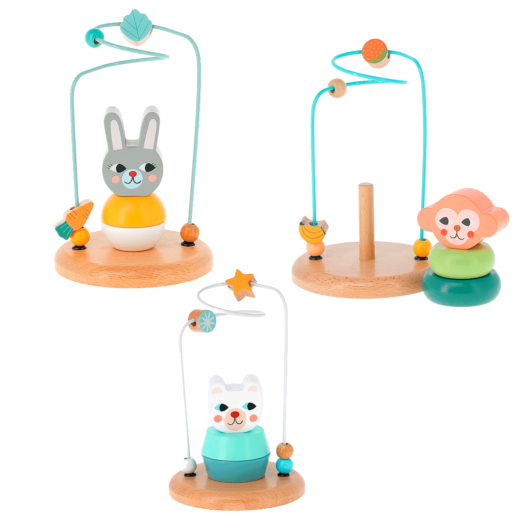 Vilac kuglebane i træ, mini - 3 varianter