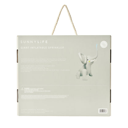 Sunnylife Giant Inflatable Sprinkler, Eli the Elephant