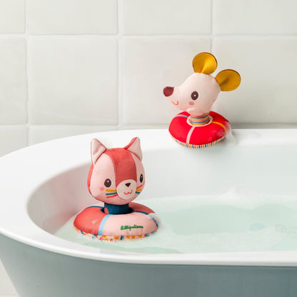 Lilliputiens Bath Toys, Jeanne and Nina Water Play