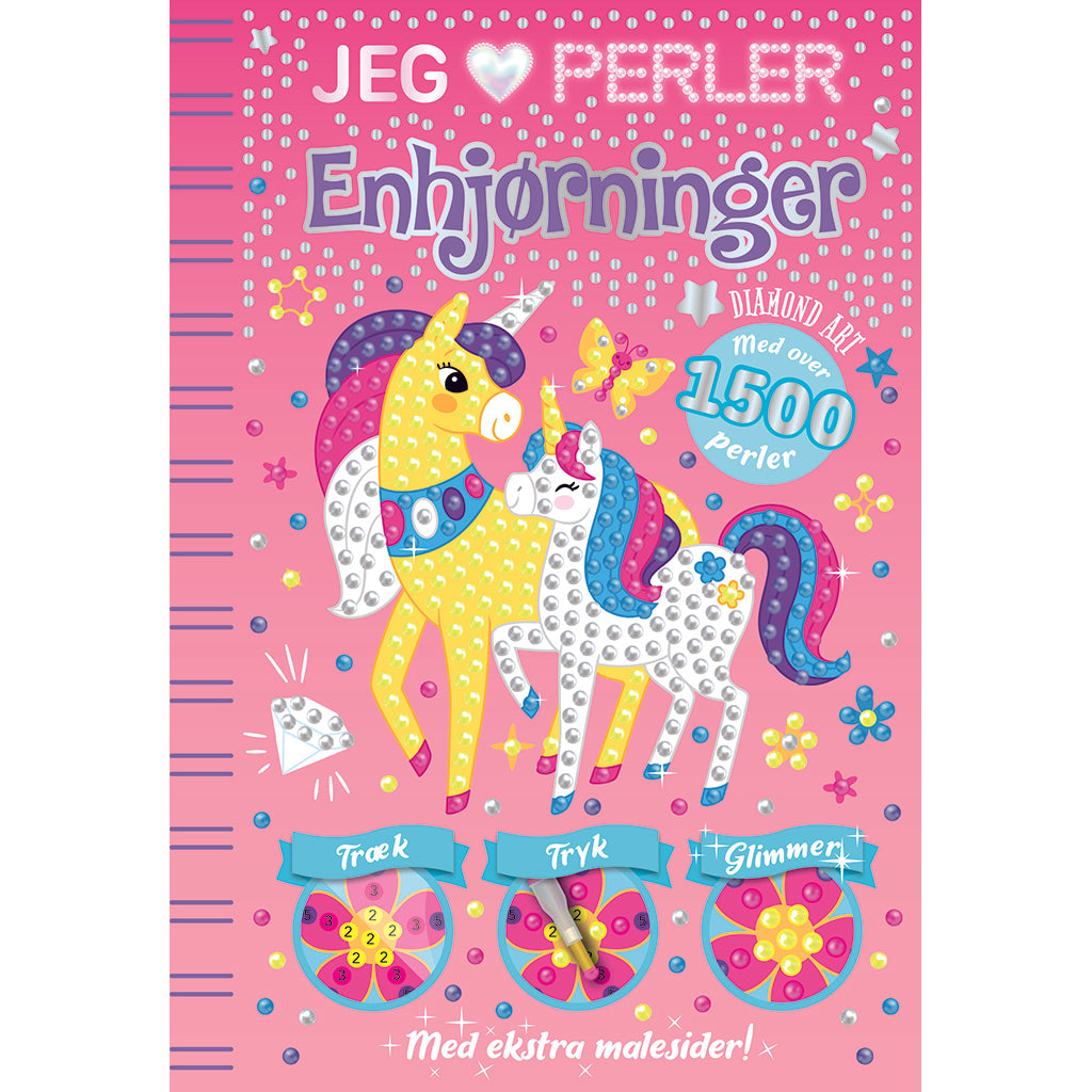 Diamond Art: Jeg elsker perler – Enhjørninger